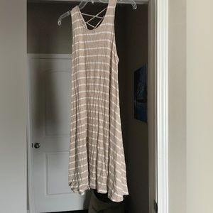 Cotton sleeveless t-shirt dress